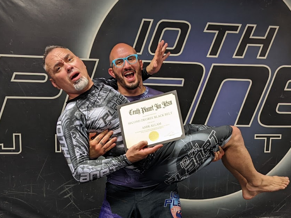 Dr. Amir Allam with Eddie Bravo